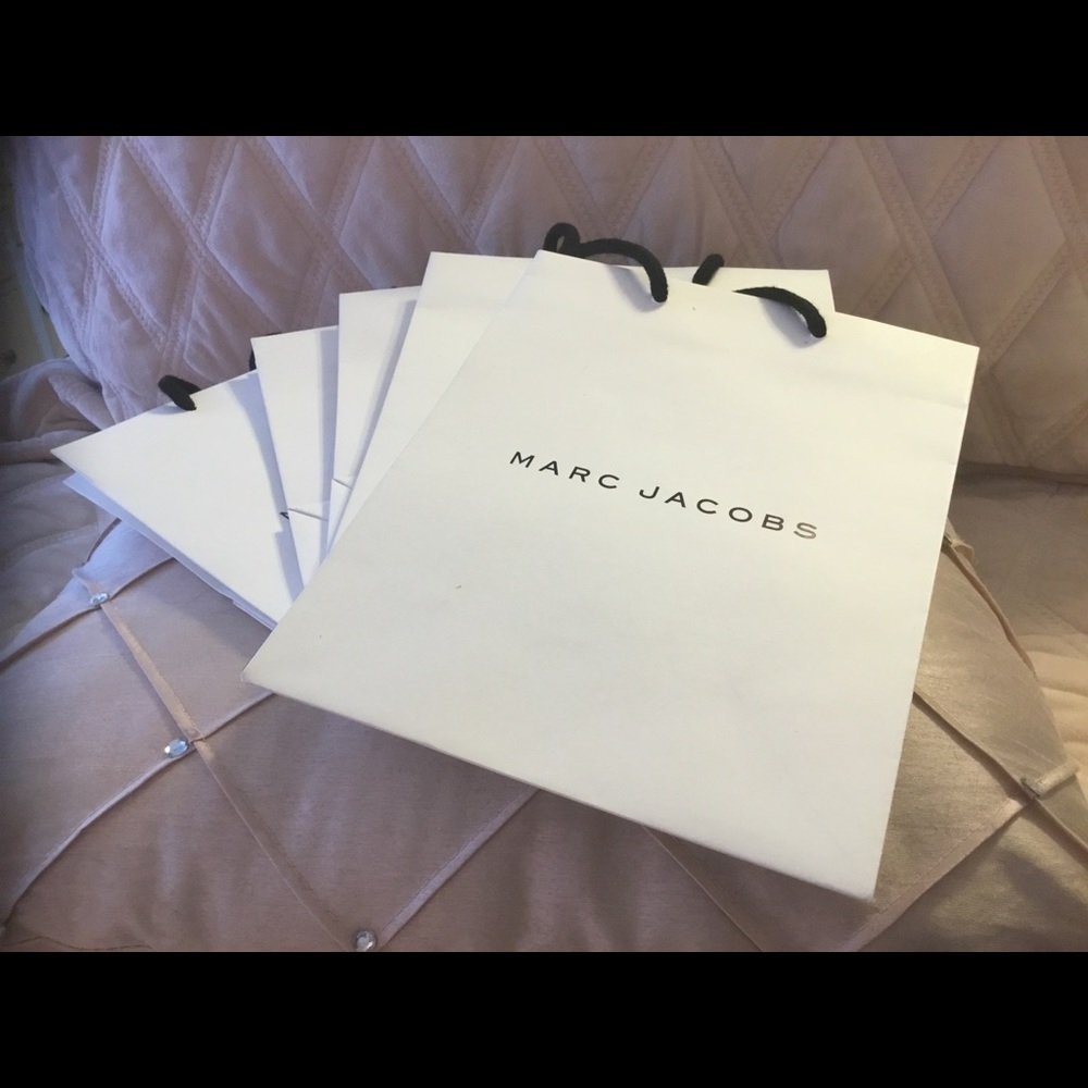 Authentic Marc Jacobs Paper Cardboard Tote Bags